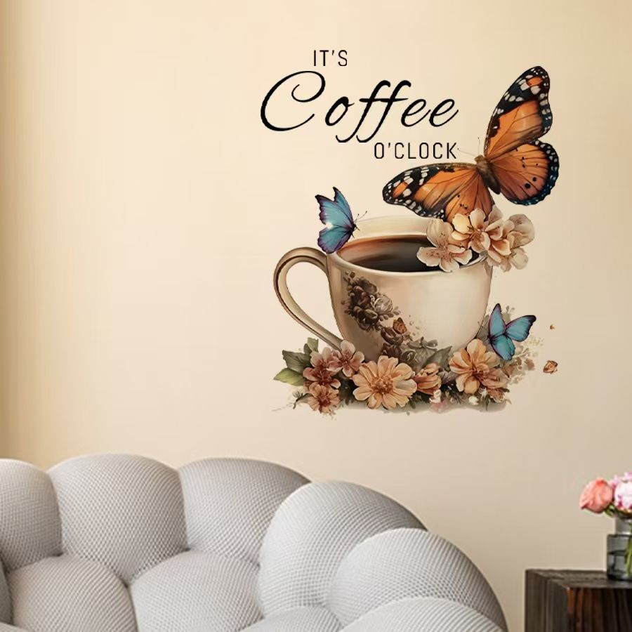 IT's Coffee O'Clock Creative P - Pvc Panel Background ulasan dan harga