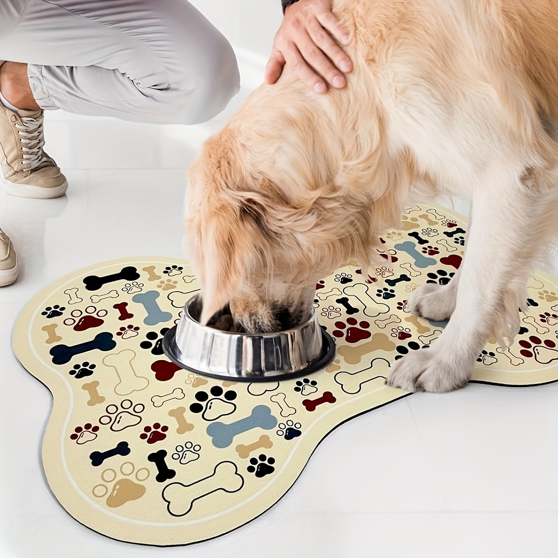 1pc Non-Slip Geometric Fishbon - Royal Canin Food Medium ulasan dan harga