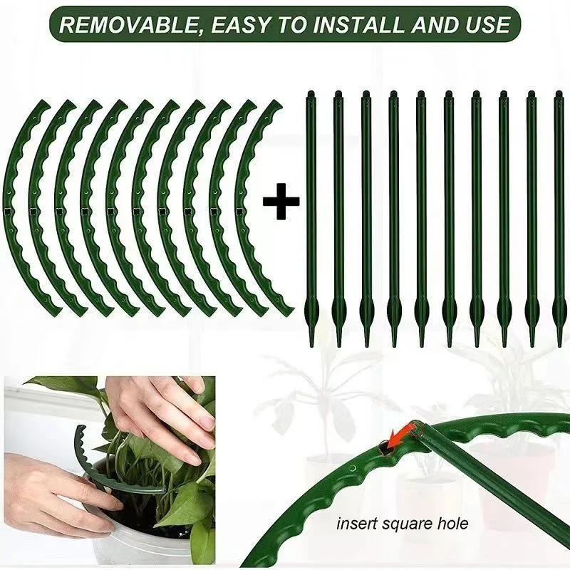 1-9set Plastic Plant Support P - Vine Climbing Plastic ulasan dan harga